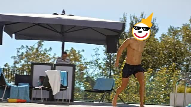 Pool Cannonball Splash