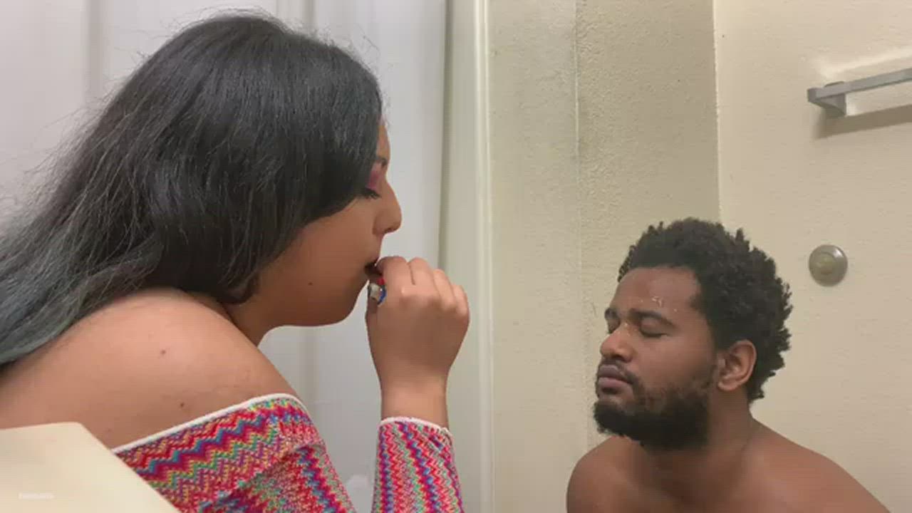 Beautiful Mistress Humiliates slave