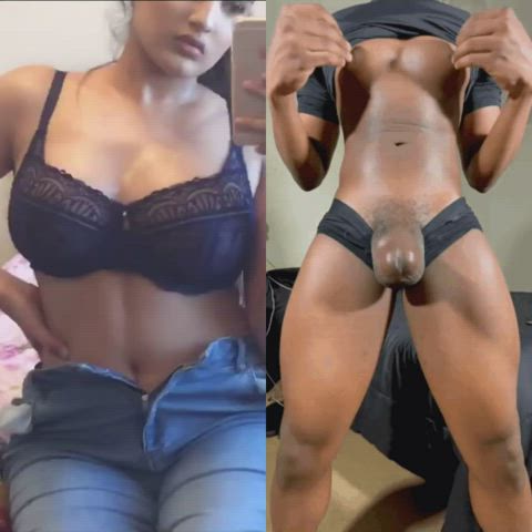 Thick cock for curvy indian babe