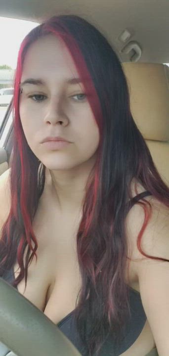 What if you pulled next to me like this on my lunch break?? [Gif] (f)