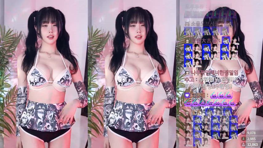 asian big tits dancing korean gif