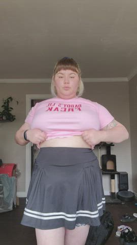 big tits chubby titty drop curvy gif