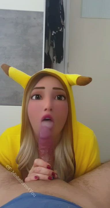 Pika blowjob time😇