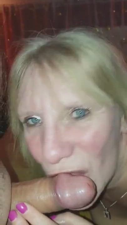British MILF Mature gif