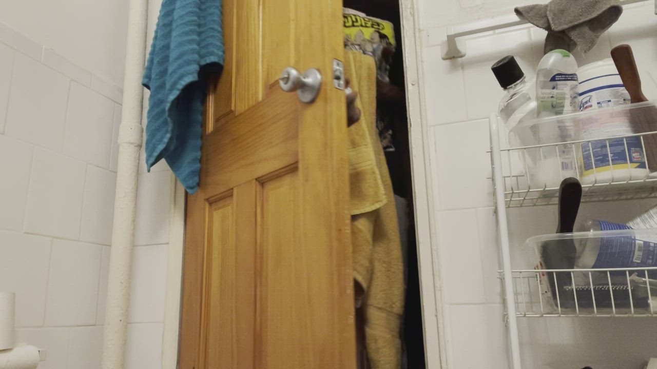 My roommate put a spy cam under our bathroom sink before my post workout shower lmao