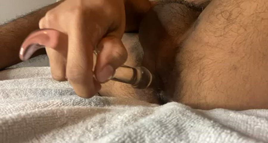 dildo gay solo gif