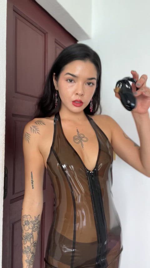 chastity chastity belt domination gif