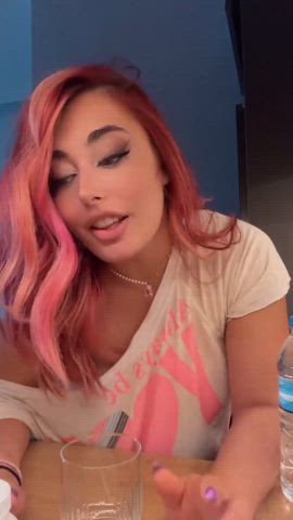 braless greek sexy gif