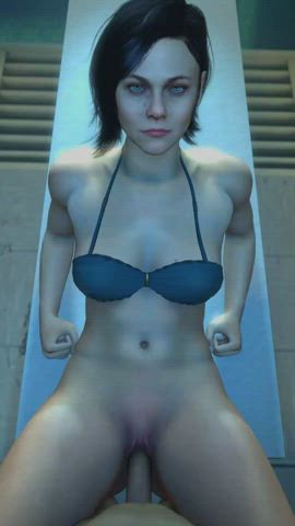 3d animation bikini missionary nsfw pov pool rule34 sfm gif