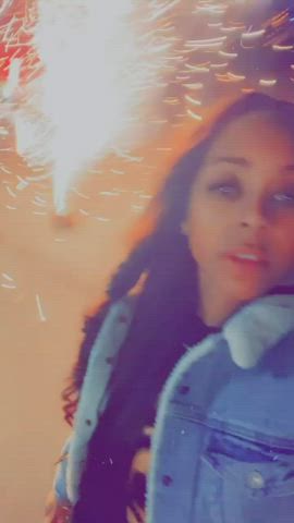 Amateur Ebony Teen gif