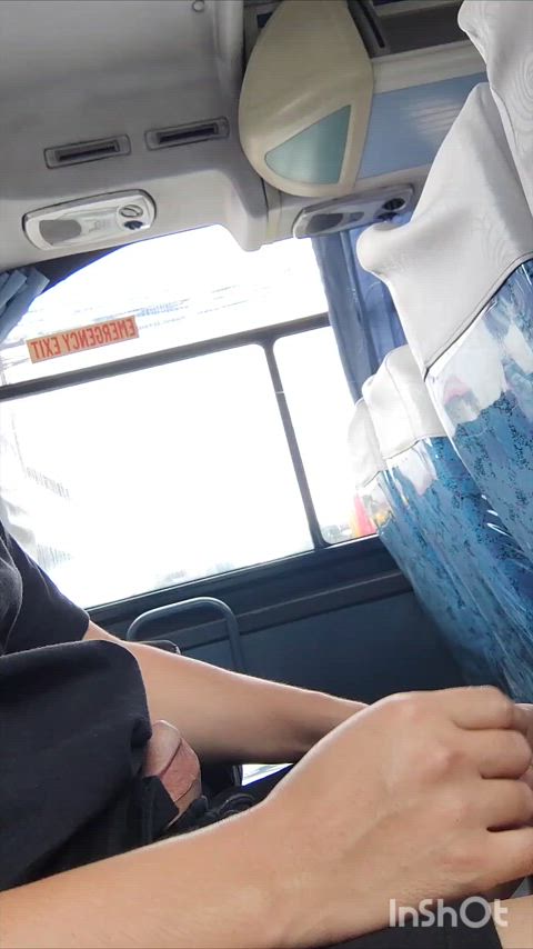 amateur asian bus cock cockflash flashing masturbating nsfw public gif