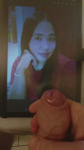 Asian Cock Milking Cock Worship Cum Cumshot Submissive Tribbing Tribute gif