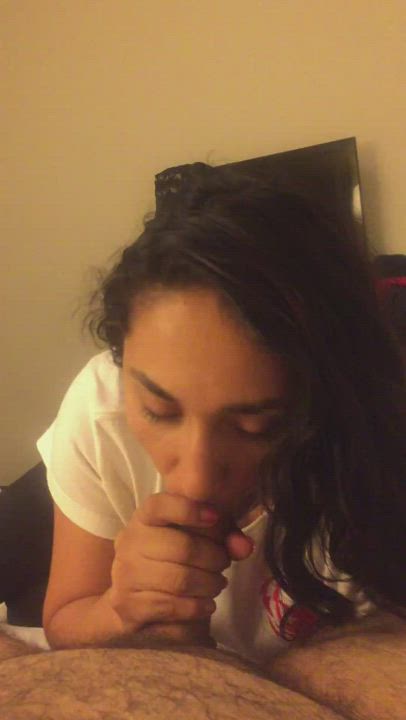 Authentic latina blowjob