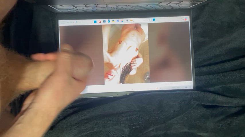 cumshot tribbing tribute gif