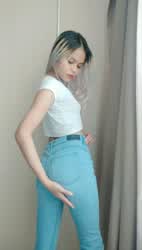 [F] What might be under my jeans? What is missing? 😏