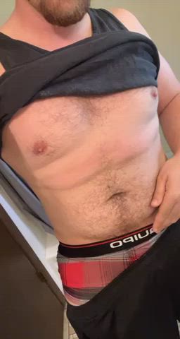 My cock likes to find its way out whenever I wear these😏
