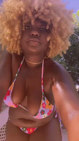 Bikini Dancing Outdoor gif