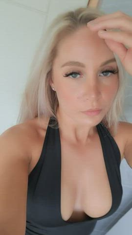 ass blonde boobs gif