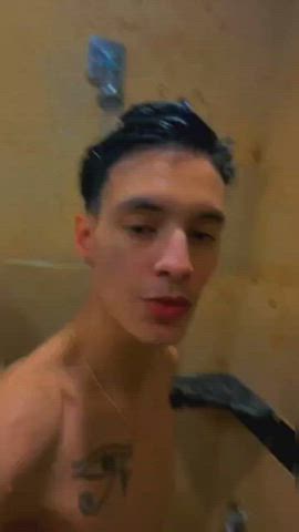 Showing off in shower