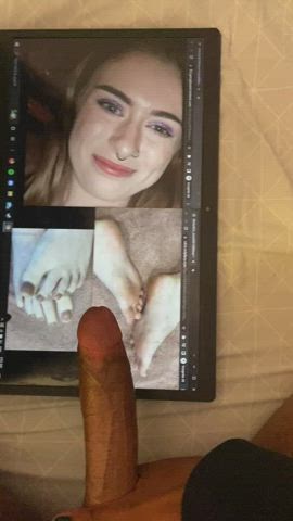 Tribute to my friend Zara and her feet pics I bought from her
