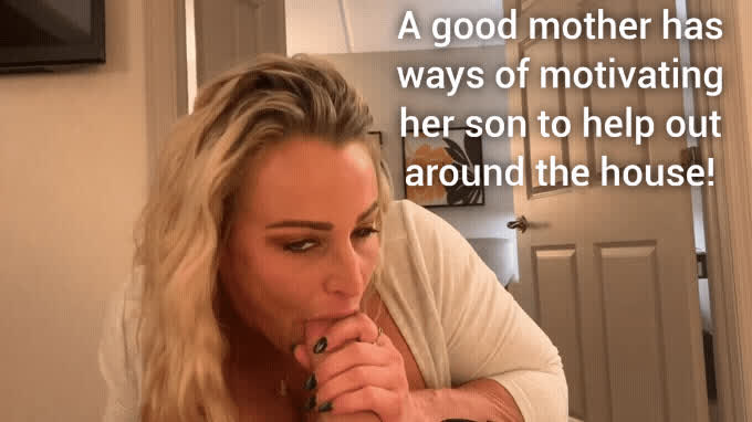 Blowjob Mom Son Taboo gif