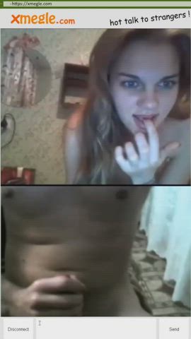 camgirl cum cumshot stranger webcam gif