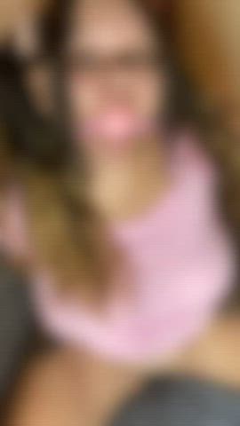 bbw ball gagged big tits gag gagged natural tits r/ddlg gif
