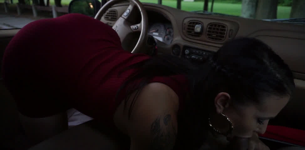 blowjob car car sex cheating dress oral sucking gif