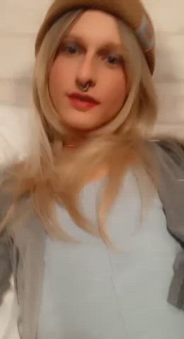 cock femboy solo trans gif