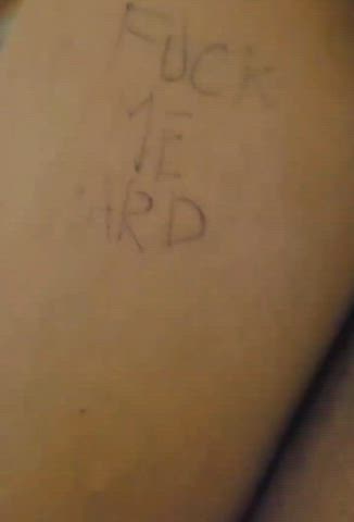 Fuck me hard 🔥🔥