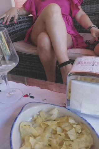Amateur Exhibitionist Public Pussy gif