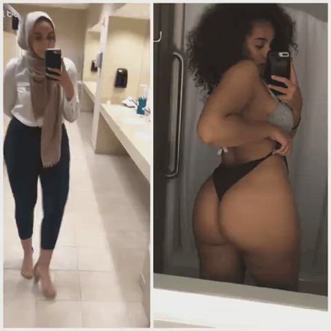 ass hijab indian gif