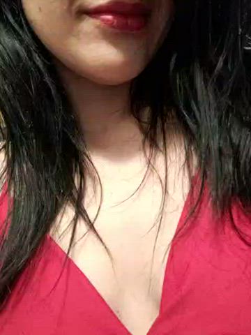 latina lips lipstick tease teasing gif