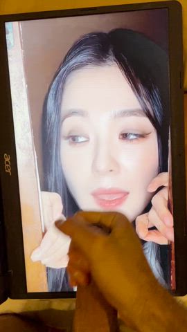 asian celebrity cock cum cumshot facial handjob masturbating tribute kpop gif
