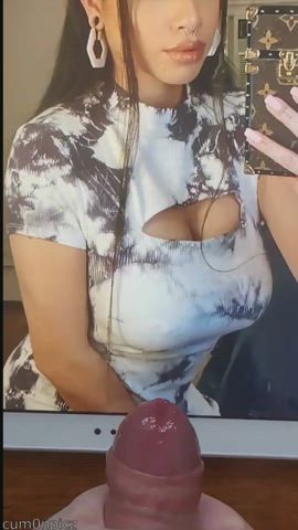 busty latina cumshot