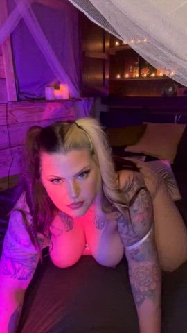 big ass big tits bouncing lingerie pawg pretty gif