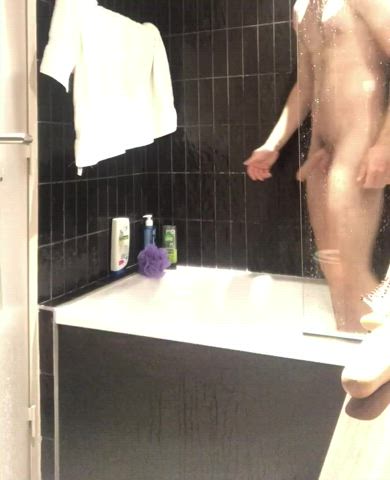 Boyfriend Cock Shower gif