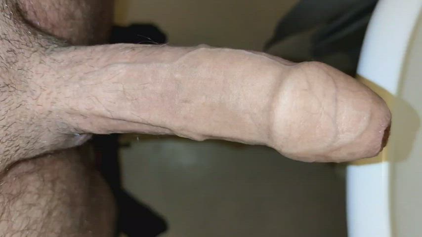 big dick cock foreskin gif