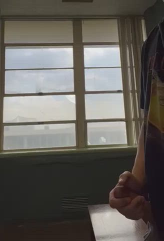 cock cum public gif