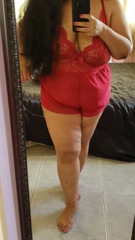 bbw ebony lingerie milf gif
