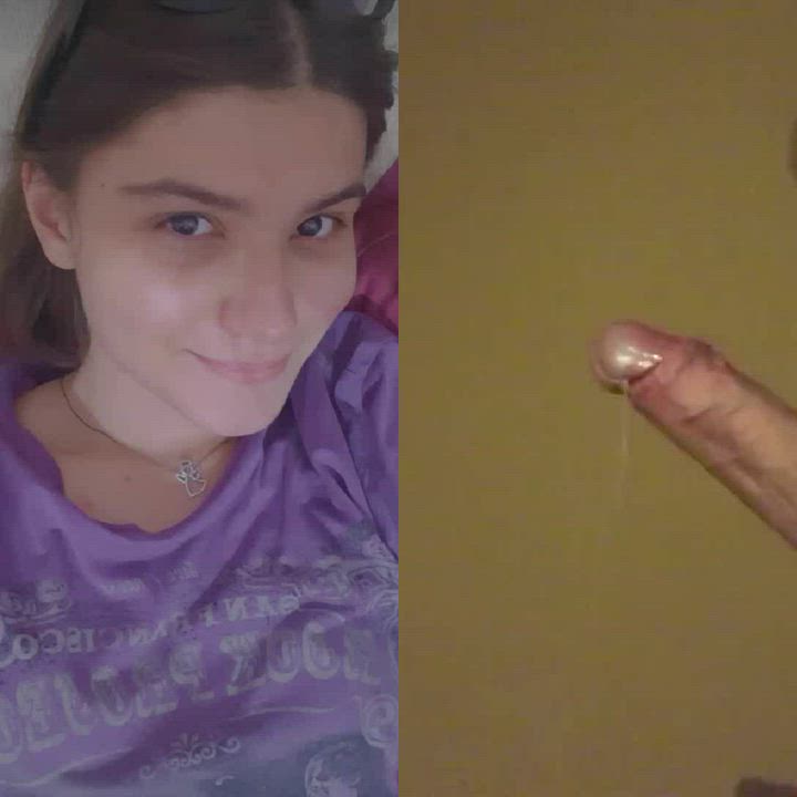 BabeCock Cum In Mouth Cumshot gif