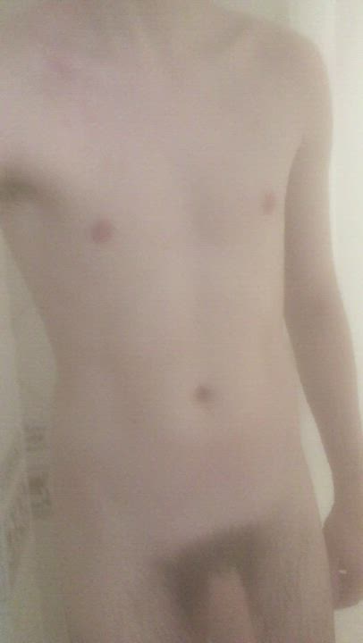 In shower. Felt big [soft]. Might delete later.