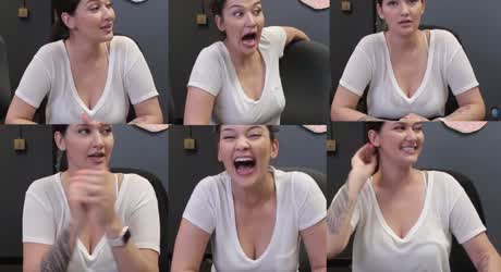 Geo Busty White Top Collage
