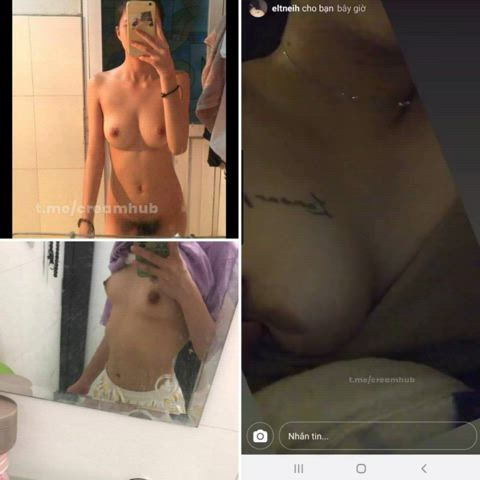 amateur asian big tits cute homemade nsfw pussy solo teen tits gif
