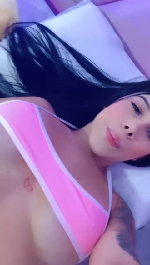 big tits cam camgirl huge tits tattoo teen teens tits webcam gif