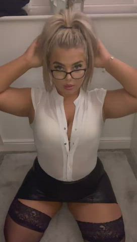 big tits boobs british tits gif