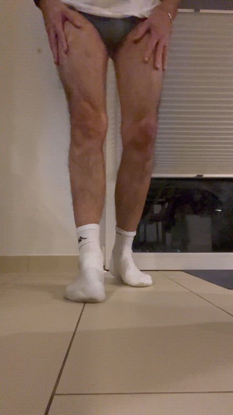 amateur hairy cock legs gif