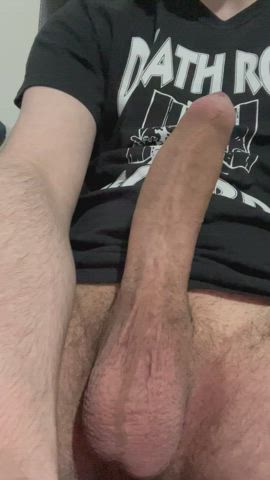 Another new clip. Jerking my massive cock🍆💦 Dms open😈