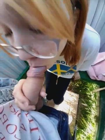 outdoor blowjob [f]un