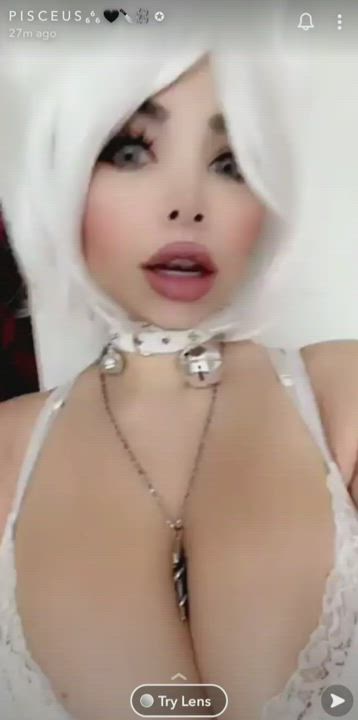 Big Tits Cosplay Model gif